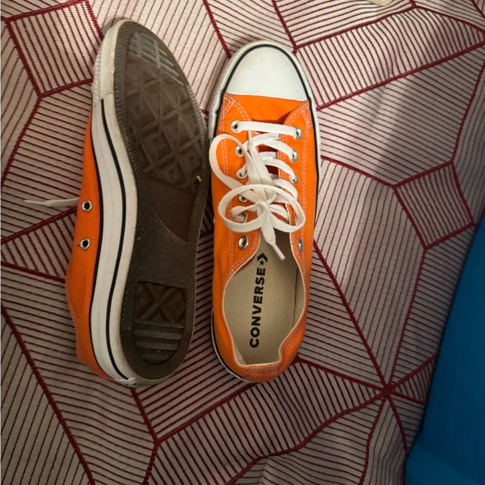 Orange converse